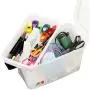 ArtBin 8408AB Sidekick - 15 x 10 x 7.75 in. Translucent, Art and Craft Supply Storage with Lift Out Tray, Portable ArtBin 8408AB Sidekick - 15 x 10 x 7.75 in. Translucent, Art and Craft Supply Storage with Lift Out Tray, Portable