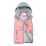 TANLANG Fashion Women Autumn Winter Vest Wadded Jacket Tank Short Warm Coat Logistics Hoodie Cardigan Outwear