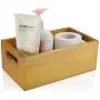 A+Selected Pine Wood Organizer Open Boxes 4 Packs, 6x10 Wooden Storage Container with Handle for Bathroom and Kitchen A+Selected Pine Wood Organizer Open Boxes 4 Packs, 6x10 Wooden Storage Container with Handle for Bathroom and Kitchen