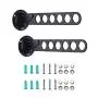 Wall Mounted Clothes Hanger Black Wall Mount Clothes Hanger Laundry Hangers Wall Mount Metal Closet Hooks with Swing Arm Set of 2 Wall Mounted Clothes Hanger Black Wall Mount Clothes Hanger Laundry Hangers Wall Mount Metal Closet Hooks with Swing Arm Set of 2