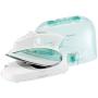 Panasonic Contoured Stainless Steel Soleplate, Vertical, Auto Shut Off, Power Base and Carrying/Storage Case – NI-L70SRW Cordless 1500W Steam/Dry Iron, standart, Green/White Panasonic Contoured Stainless Steel Soleplate, Vertical, Auto Shut Off, Power Base and Carrying/Storage Case – NI-L70SRW Cordless 1500W Steam/Dry Iron, standart, Green/White