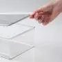 mDesign Stackable Plastic Storage Bin Boxes with Hinged Lid - Organizer for Vitamins, Supplements, Serums, Essential Oils, Medicine Pill Bottles, Adhesive Bandages, First Aid Supplies - 2 Pack - Clear mDesign Stackable Plastic Storage Bin Boxes with Hinged Lid - Organizer for Vitamins, Supplements, Serums, Essential Oils, Medicine Pill Bottles, Adhesive Bandages, First Aid Supplies - 2 Pack - Clear