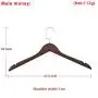 Advanced Solid Wood Toothed Hanger Heavy Duty 5 Pack Coat Hanger Cedar Hangers Antiskid Suit Hangers Wooden Clothes Hanger