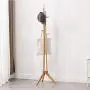 Simple Coat Rack Floor-Standing Hanger Multifunctional Wood Clothes Rack (Color : Primary Color) Simple Coat Rack Floor-Standing Hanger Multifunctional Wood Clothes Rack (Color : Primary Color)