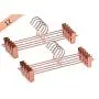 Rose Gold Pant Hangers with Clips - Heavy Duty Stylish Hanger for Pants, Shorts, Skirt, Coat - Adjustable to Baby, Kids, and Adult Clothes - Built to Last Unlike Wooden, Plastic or Velvet Designs Rose Gold Pant Hangers with Clips - Heavy Duty Stylish Hanger for Pants, Shorts, Skirt, Coat - Adjustable to Baby, Kids, and Adult Clothes - Built to Last Unlike Wooden, Plastic or Velvet Designs