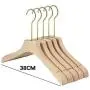SAASNY Suit Hangers,High Grade Wooden Clothes Hangers 38 X 3 X 29 cm Set of 20 with Natural Wood Color Fine Polished and 2 Grooves and Non-Slip Durable,Ideal for Home and Shops SAASNY Suit Hangers,High Grade Wooden Clothes Hangers 38 X 3 X 29 cm Set of 20 with Natural Wood Color Fine Polished and 2 Grooves and Non-Slip Durable,Ideal for Home and Shops