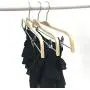 KOOBAY Coat Hangers 30Ps 14" Zara Style Boutique Trousers Wooden Clothes Display KOOBAY Coat Hangers 30Ps 14" Zara Style Boutique Trousers Wooden Clothes Display