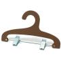 Koobay 12Pack 26CM Quality Eco Paper Cardboard Adjustable Clips Baby Kids Pants Clothes Hangers