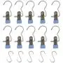 Boot Hanger Clips, Portable Hanging Pins, Laundry Hook Hanging Clothes Portable for Home and Travel Utility Hooks (10 Pack Boot Hanger + 5 Pack S Shaped Hooks) Boot Hanger Clips, Portable Hanging Pins, Laundry Hook Hanging Clothes Portable for Home and Travel Utility Hooks (10 Pack Boot Hanger + 5 Pack S Shaped Hooks)