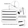 Sunblo Clothes Pants Hangers 2 Pack, Multi Layers Metal Pant Slack Hangers, Non-Slip Foam Padded Closet Storage Organizer for Pants Jeans Trousers Skirts Scarf (Grey)