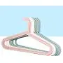 Cabilock Clothes Hanger 10pcs Non Trace Hangers Multi Function Hangers Plastic Hangers Skid Resistance Hangers Color Random