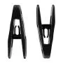 Corodo Plastic Hanger Clips, Black Strong Pinch Grip Clips for Use with Slim-line Clothes Velvet Hangers, Multi-Purpose Finger Clips 100 Pack Corodo Plastic Hanger Clips, Black Strong Pinch Grip Clips for Use with Slim-line Clothes Velvet Hangers, Multi-Purpose Finger Clips 100 Pack