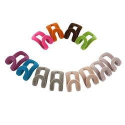 BESTOMZ Cascading Hanger Hooks Non Slip Flocked Clothes Hangers Hooks Pack of 10