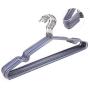 10pcs Random Color Clothes Hangers Hook Non Slip Storage Organize