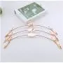 10pcs Rose Gold Metal Clothes Hanger with Clothespins Clip, Bra Underwear Lingerie Panties Drying Rack Hanger Hook Decoration 10pcs Rose Gold Metal Clothes Hanger with Clothespins Clip, Bra Underwear Lingerie Panties Drying Rack Hanger Hook Decoration