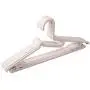 Iddefee Clothes Hanger Pack of 20 Solid Color Plastic Closet Organizer Hangers-4019.5cm Space Saving Collar Protection Design Pants Hangers (Color : Random, Size : 4019.5cm)
