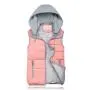 TANLANG Fashion Women Autumn Winter Vest Wadded Jacket Tank Short Warm Coat Logistics Hoodie Cardigan Outwear