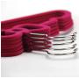 10pcs Random Color Nonslip Velvet Clothes Hangers 360 Degree Swivel Hook Strong and Durable Flocked Cloth Velvet Hanger