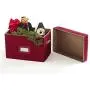 Covermates Keepsakes - Treasurekeeper Storage Boxes - Elite Plus - Heavy Duty Material - Webbed Handles - Stackable Design - Indoor Storage - Red