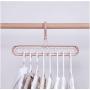 10PCS Random Color Hangable Space Saver Wonder Clothing Wardrobe Hangers Holder Magic Clothes Hangers Closet Organizer Hook Racks