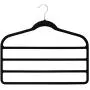 2pcs Pants Hangers Velvet Multi Function Clothes Hanger for Cloth Pants Belt Tie Scarf Closet Organizer Random Color 2pcs Pants Hangers Velvet Multi Function Clothes Hanger for Cloth Pants Belt Tie Scarf Closet Organizer Random Color
