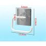 Inchant Toilet Paper Roll Holder Self Adhesive, Wall Mount, No Screws, No Drill, Washable, Restickable, Reusable Plastic Towel Ring with Open Half Design - Dish Cloth, Tea Towel Hanger Rack