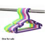 20Pcs/Lot Random Color Portable Clothes Hanger Kids Children Toddler Baby Clothes Coat Plastic Hangers Hook Household