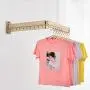 HJYPYJ Magic Airer,180?? Rotate Multifunction Folding Hangers,Space-Saving Organizer Hangers,Adjustable Waterproof Does Not Rust Wall Mount Drying Rack, Windproof/Pink / 67x9.5x17cm HJYPYJ Magic Airer,180?? Rotate Multifunction Folding Hangers,Space-Saving Organizer Hangers,Adjustable Waterproof Does Not Rust Wall Mount Drying Rack, Windproof/Pink / 67x9.5x17cm