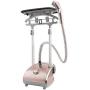 Jolly 2-in-1 Garment Steamer, Heavy Duty Powerful Clothes Fabric Steamer for Home and Commercial Use, Dual-Use Iron and Garment with Fabric Brush, Garment Hanger, 1800W (Color : Gold)