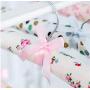 5pcs Random Color Sponge Cotton Satin Padded Coat Clothes Suit Dress Hangers Rack