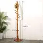 SOOKER Coat Hangers Coat Stand Clothes Rack Free Standing Floor Hanger Hook Steel Hat Clothes Jacket Coat Umbrella Storage Organiser Stand Rack -0223 (Color : Honey Color) SOOKER Coat Hangers Coat Stand Clothes Rack Free Standing Floor Hanger Hook Steel Hat Clothes Jacket Coat Umbrella Storage Organiser Stand Rack -0223 (Color : Honey Color)