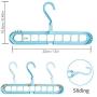 Clothes Hangers Plastic Space Saving 9 Hole Magic Multifuctional Folding Closet Organizer Holder Clothing Skirt Dress Coat Pants Storage 4 Pack Clothes Hangers Plastic Space Saving 9 Hole Magic Multifuctional Folding Closet Organizer Holder Clothing Skirt Dress Coat Pants Storage 4 Pack