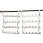 LiCHY 8PCs Space Saver Wonder Magic Clothes Hanger Rack Clothing Hook Organizer Set