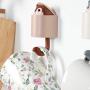 TOPBATHY Wall Mounted Hook Adorable Squirrel Hanging Hook Punch Free Adhesive Decorative Hanger for Home Bedroom Dormitory Cloth Hat Towel Holder (Coffee)