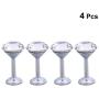 LIOOBO 4Pcs Diamond Wall Hook Wall Mounted Hanger Hooks for Coat hat Clothes
