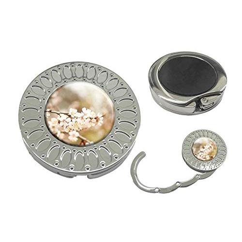 Sonva Purse Hanger Folding Handbag Hook - Cherry Blossom Table Hook Folding Bag Desk Hanger Foldable Holder