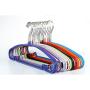 KYCPTNFJ Candy Color Space Saving Plastic Coated Metal Clothes Hanger, Heavy Duty Non Slip Shirt Dress Rack 20 Pieces