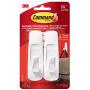 Command White Large Utility Hooks, Ships in Own Container (GP003-7NA)