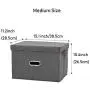 Polecasa Storage Bins with Lid-2 Pack-Removable Lid, Collapsible, Stackable, Linen Fabric. Storage Cubes Boxes Containers Organizer Basket for Home, Office, Bedroom, Closet, and Shelves(Medium| 26L) Polecasa Storage Bins with Lid-2 Pack-Removable Lid, Collapsible, Stackable, Linen Fabric. Storage Cubes Boxes Containers Organizer Basket for Home, Office, Bedroom, Closet, and Shelves(Medium| 26L)