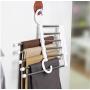 5pcs 5 Layer Magic Hanger for Clothes Trousers Home Closet Organizer Multi-Purpose Storage Hangers Pants Cloth Rack Folding Hangers