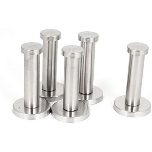 uxcell Kitchen Bathroom Door Wall Clothes Towels Bag Hook Hanger Bracket 5pcs
