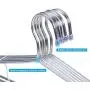 CFZC Hangers 40 Pack Metal Hangers Strong Wire Stainless Steel Hangers with Clothes Pins, Magic Hanger, Save Space for Wardrobe - 4mm Diameter 17.7 Inch CFZC Hangers 40 Pack Metal Hangers Strong Wire Stainless Steel Hangers with Clothes Pins, Magic Hanger, Save Space for Wardrobe - 4mm Diameter 17.7 Inch