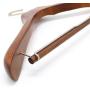 Mgxdd Wood Suit Hangers,Hangers Wooden 44.5 cm Quality Coat Clothes Suit Hangers and Premium Finish with Stronger&Thicker Non-Slip Bar -4 Pack,C,44.5304.5cm