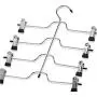 5pcs 4 Layers Stainless Steel Multifunctional Clothes Hangers Pants Storage Hangers Cloth Rack Multilayer Storage Cloth Hanger 5pcs 4 Layers Stainless Steel Multifunctional Clothes Hangers Pants Storage Hangers Cloth Rack Multilayer Storage Cloth Hanger