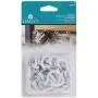 ARROW 160375 1-1/4'' Vinyl Coated Cup Hooks (Pack of 36) (Package may vary) ARROW 160375 1-1/4'' Vinyl Coated Cup Hooks (Pack of 36) (Package may vary)
