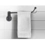 Mkono 2 Pack Wall Mounted Clothes Hanger with Swing Arm Holder Metal Hanging Drying Rack Space Saver for Closet Organizer, Bathroom, Bedroom, Laundry Room, Black