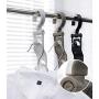 HJYPYJ Magic Hanger,Rotatable 360?? Folding Hanger,Superimposed Storage Space-Saving Organizer Hangers, Strong Bearing Capacity/Random Color / 4 pcs