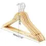 YOYOHOT 1/5/10 PC Solid Wood Hanger Hanger World Natural Wooden Clothes Suit Hangers Non Slip Trouser Bar YOYOHOT 1/5/10 PC Solid Wood Hanger Hanger World Natural Wooden Clothes Suit Hangers Non Slip Trouser Bar