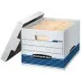 Bankers Boxes STOR/File Medium-Duty Storage Boxes, Quick Set-Up, Lift-Off Lid, Letter/Legal, 4 Pack (0078907)