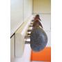 Beach stone Towel Rack - Stone towel hooks - Towel holder - Wall clothes hanger with 7 stones